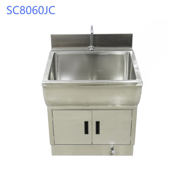 脚踩出水洗手消毒水槽